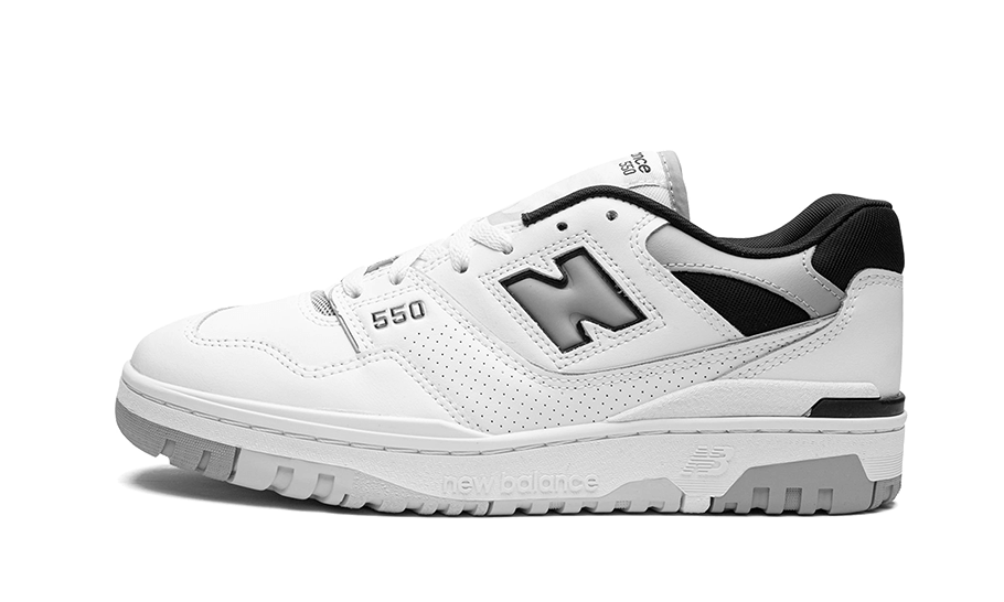 New Balance 550 White Concrete Black, White/Concrete/Black (BB550NCL)