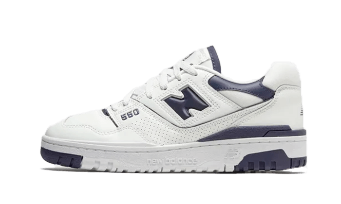 New Balance 550 White Dark Mercury, White/Dark Mercury (BBW550BA)