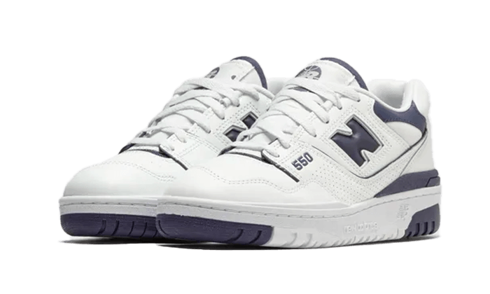 New Balance 550 White Dark Mercury, White/Dark Mercury (BBW550BA)