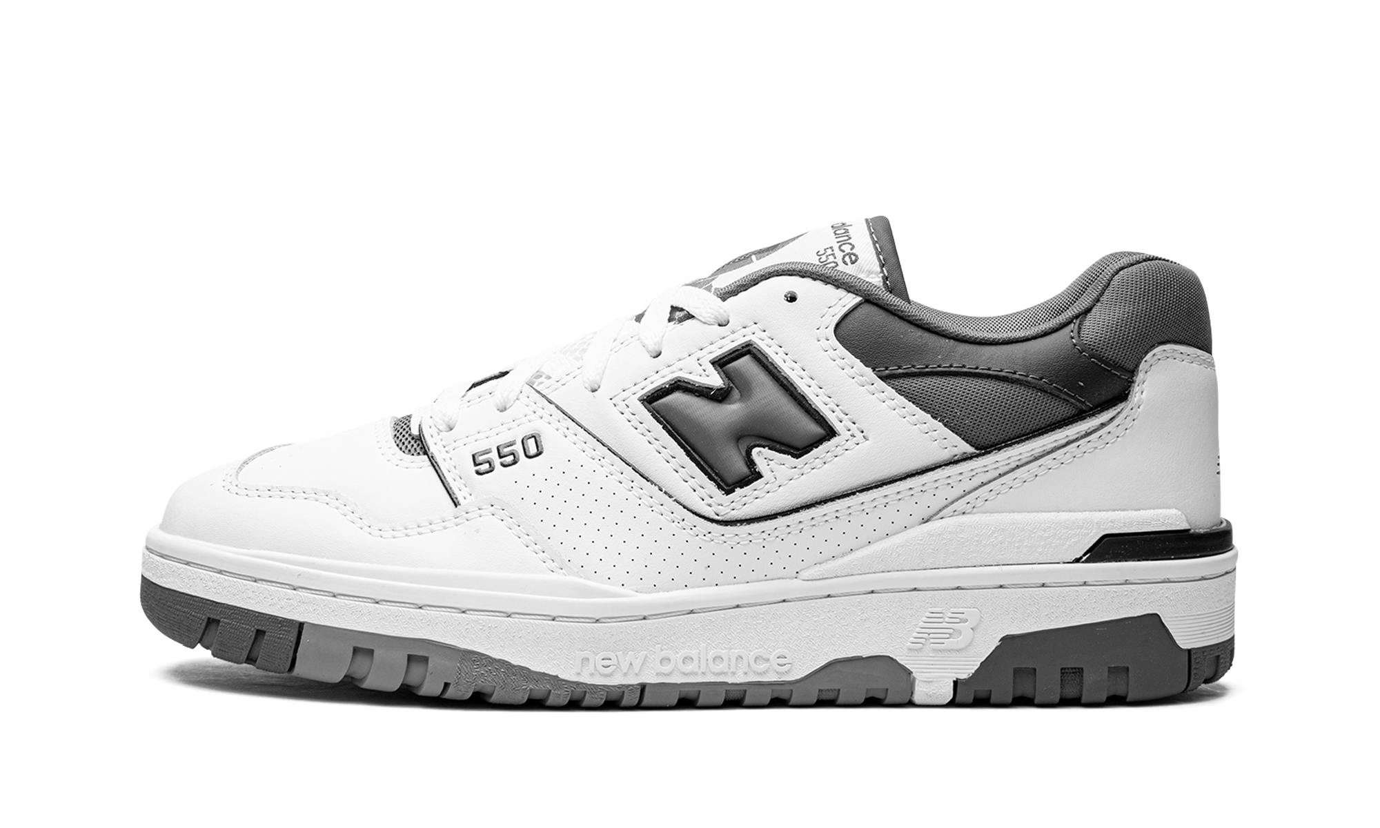 New Balance 550 White Grey Dark Grey
