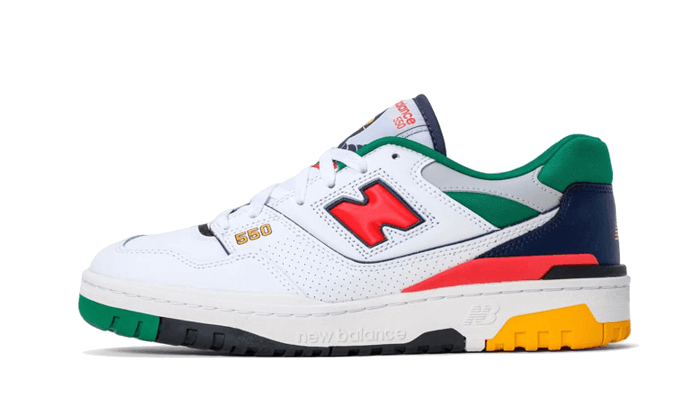 New Balance 550 White Multicolor, White/Multicolor (BB550CL1)