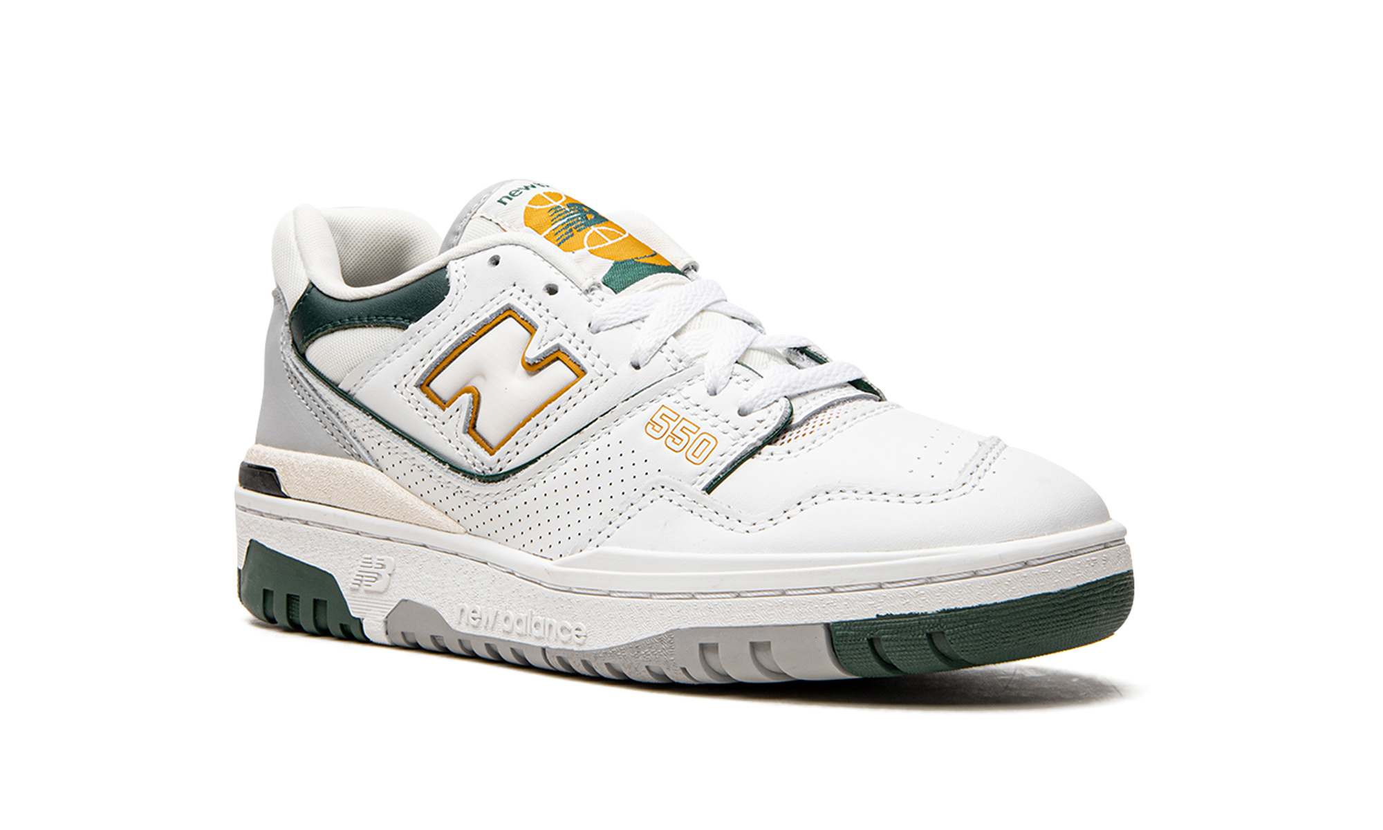 New Balance 550 White Nightwatch Green