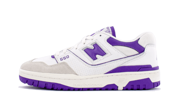 New Balance 550 White Purple, White/Purple (BB550WR1)