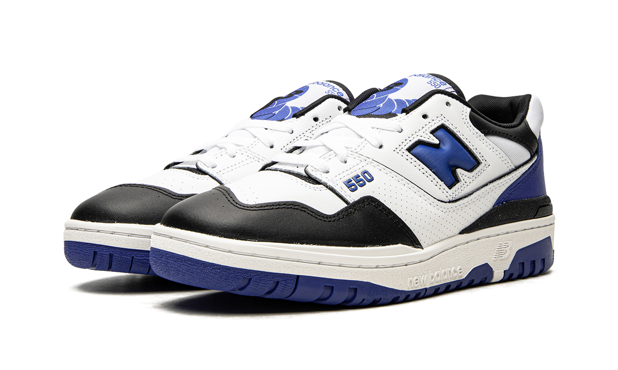 New Balance 550 White Royal Black