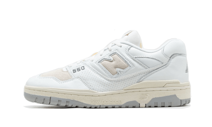 New Balance 550 White Timberwolf, White/Timberwolf/Raincloud (BB550PWG)