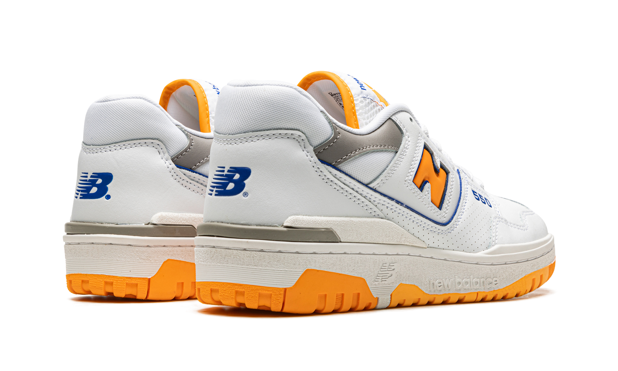 New Balance 550 White Vibrant Orange