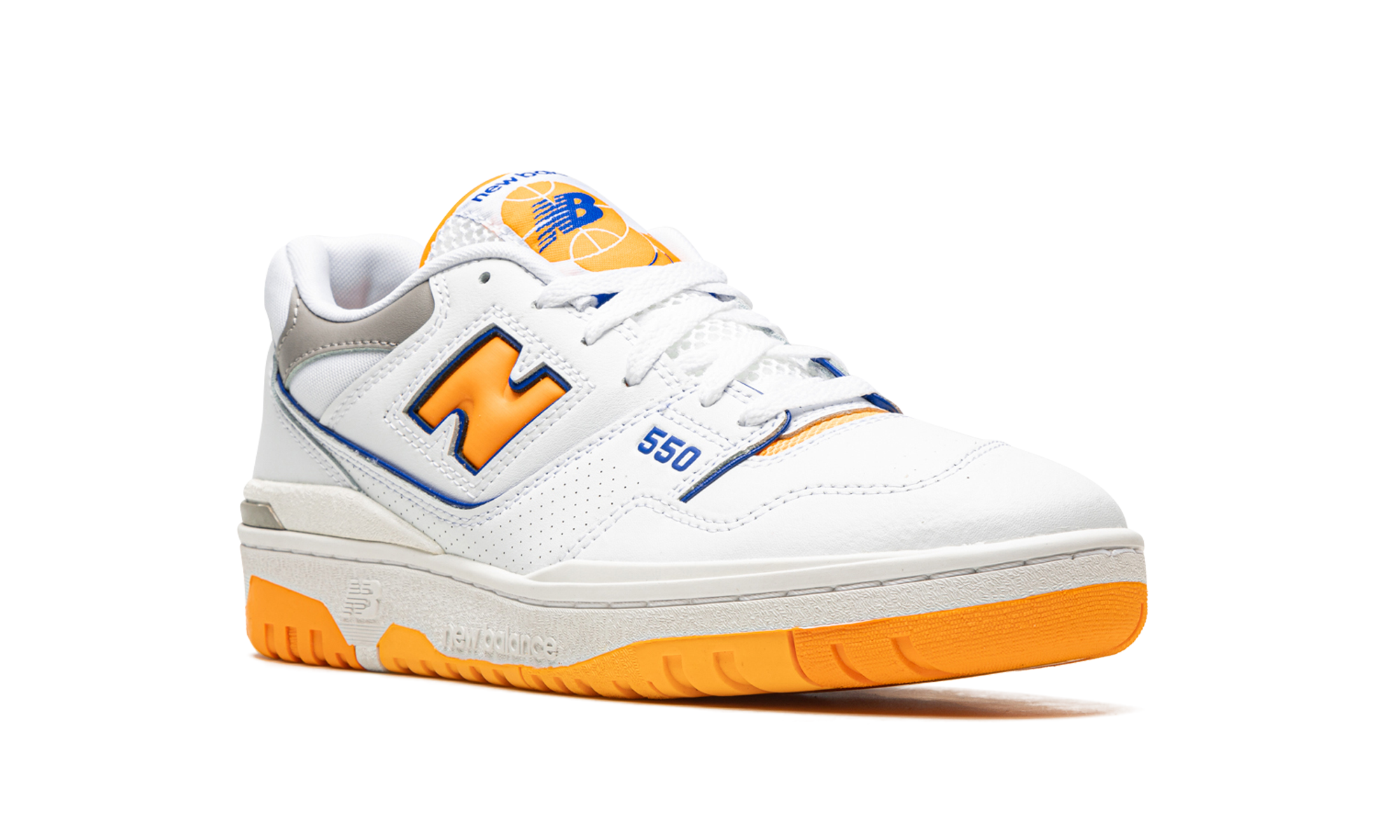 New Balance 550 White Vibrant Orange