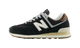 New Balance 574 Brown Dark Silver Metallic