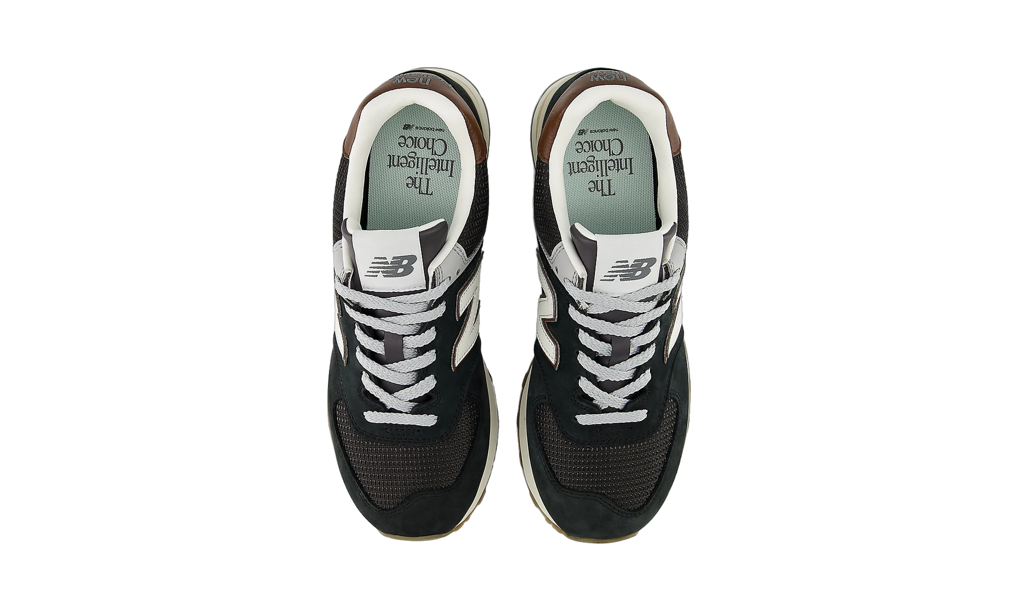 New Balance 574 Brown Dark Silver Metallic