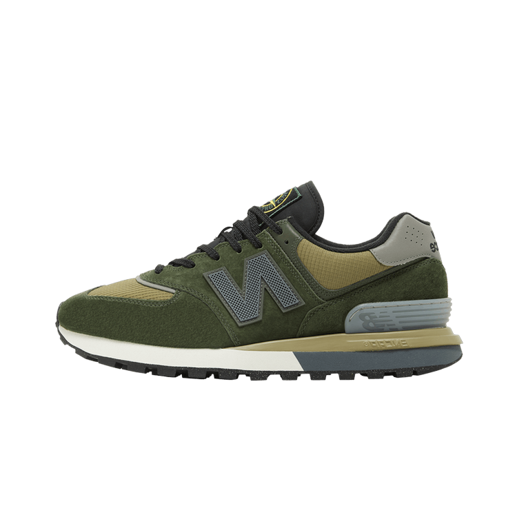 New Balance 574 Legacy Stone Island Dark Green, Dark Green/Brown (U574LGIL)