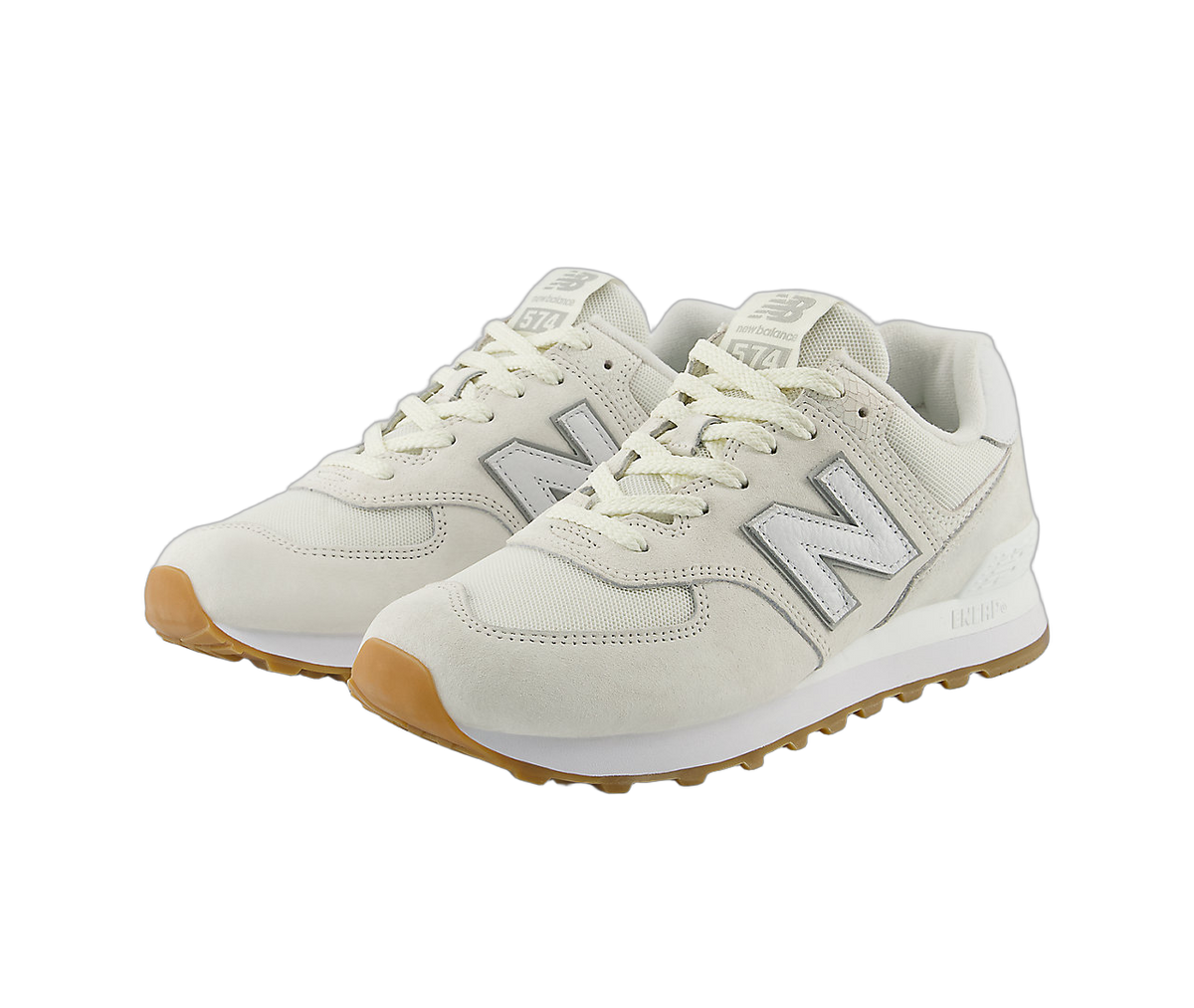 New Balance 574 Sea Salt White Concrete