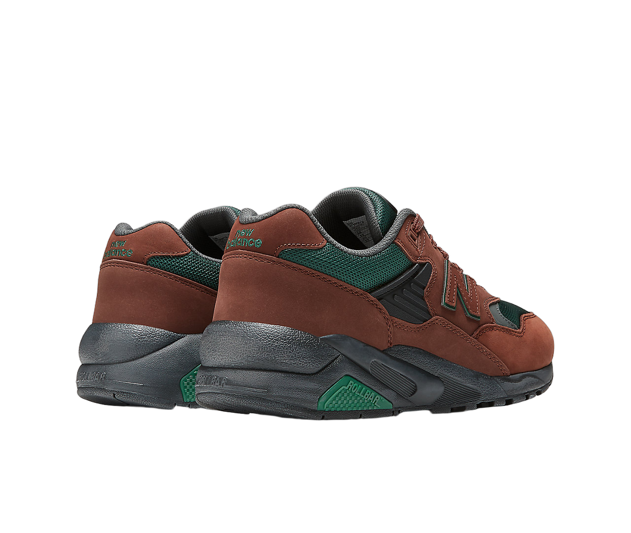 New Balance 580 Beef and Broccoli, Mahogany/Nightwatch Green/Blacktop (MT580RTB)
