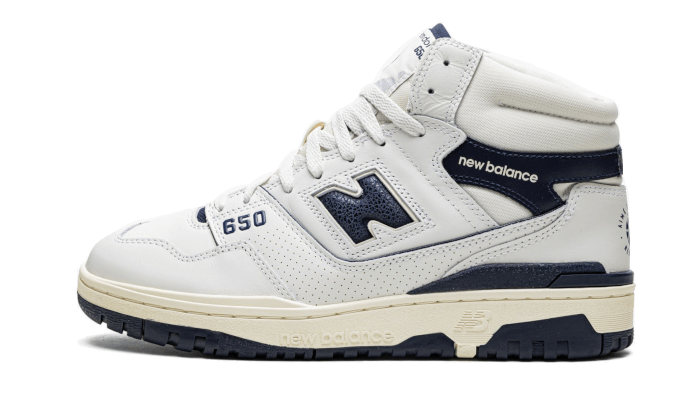 New Balance 650R Aime Leon Dore White Navy, White/Navy (BB650RD1)