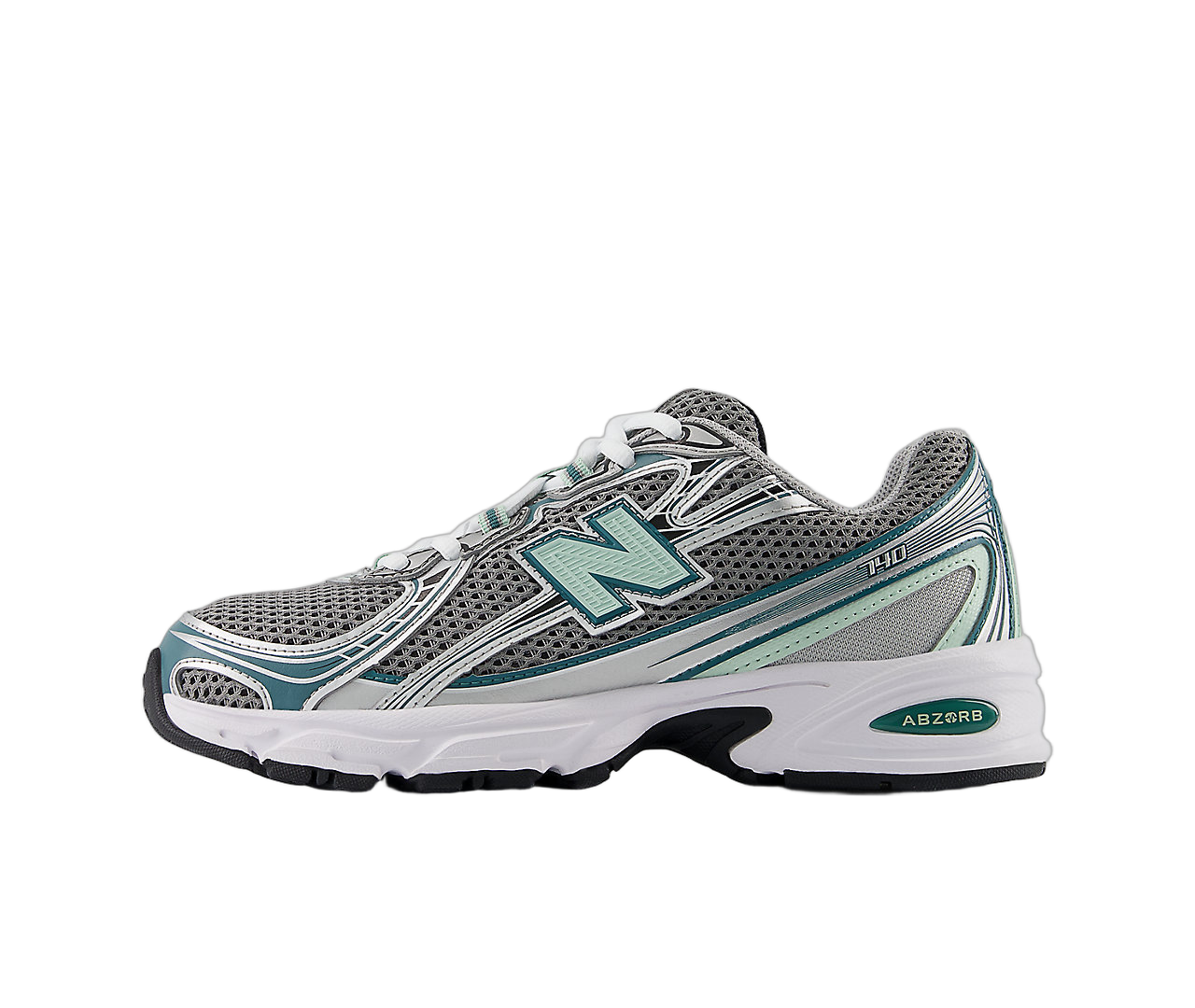New Balance 740v2 Silver Metallic New Spruce, Silver Metallic/New Spruce/Clay Ash/Rain Cloud (U740NC2)