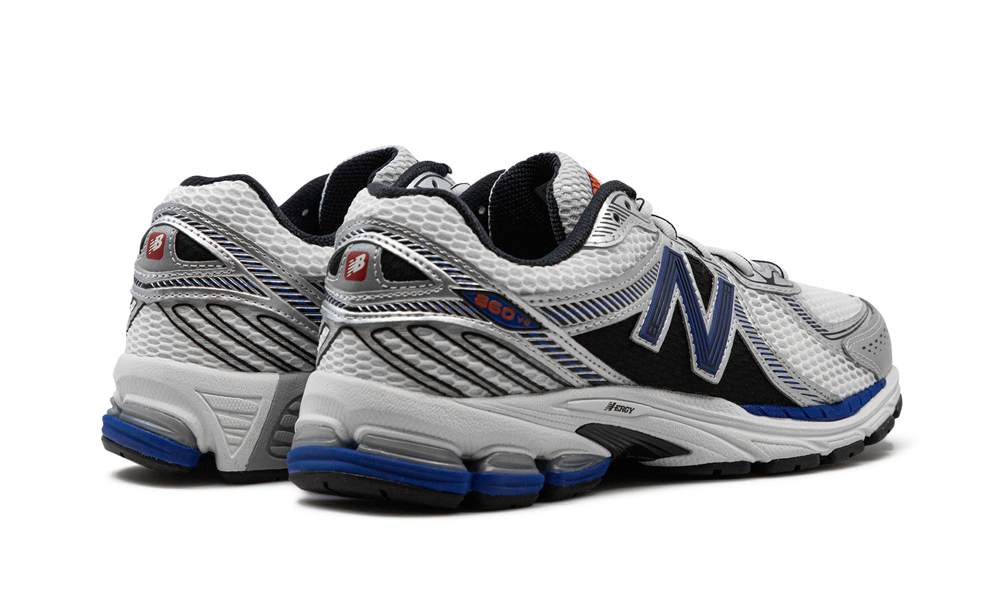 New Balance 860v2 White Team Royal Silver