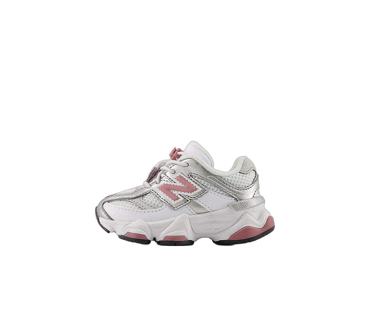 New Balance 9060 Bungee Lace White Rosewood Silver (TD)
