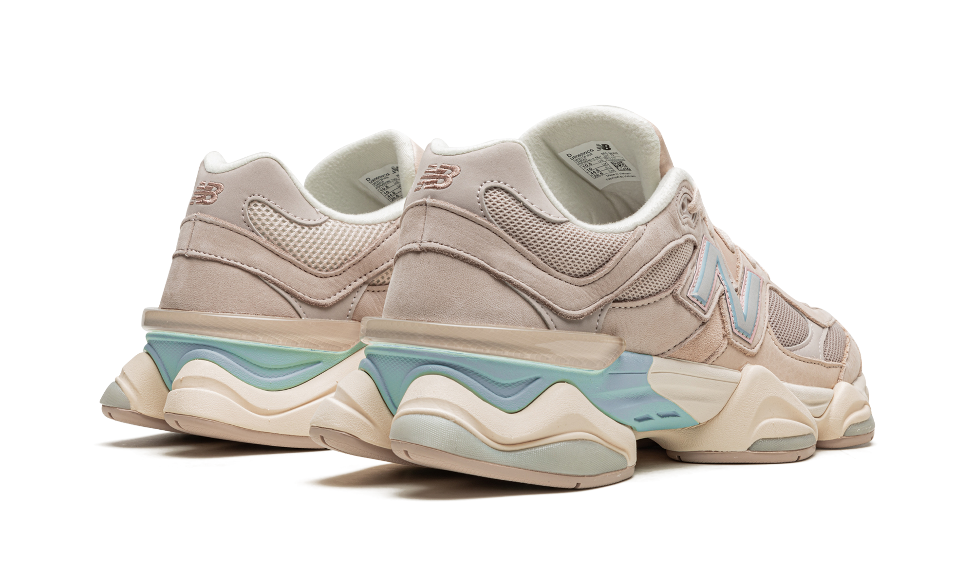 New Balance 9060 Ivory Cream Pink Sand