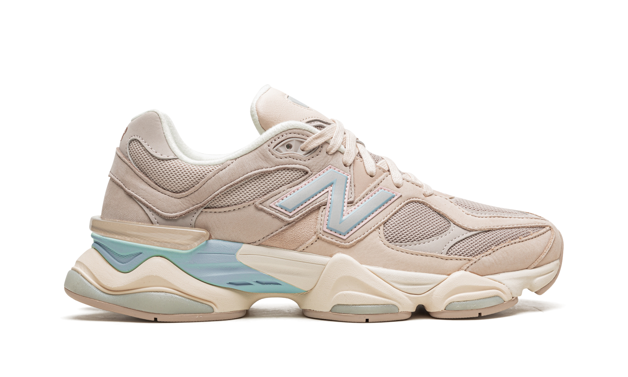 New Balance 9060 Ivory Cream Pink Sand