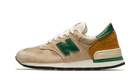 New Balance 990v1 MiUSA Tan Green, Tan/Green (M990TG1)