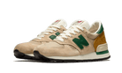 New Balance 990v1 MiUSA Tan Green, Tan/Green (M990TG1)