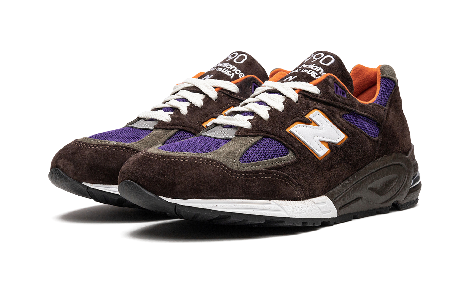 New Balance 990v2 MiUSA Brown Purple