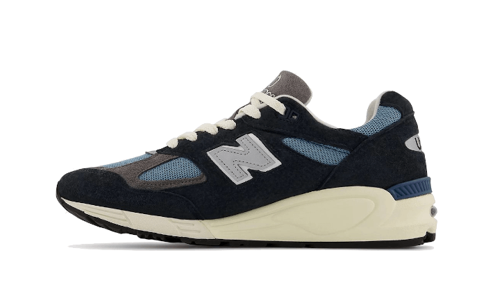 New Balance 990v2 MiUSA Teddy Santis Navy Castlerock, Navy/Castlerock (M990TB2)