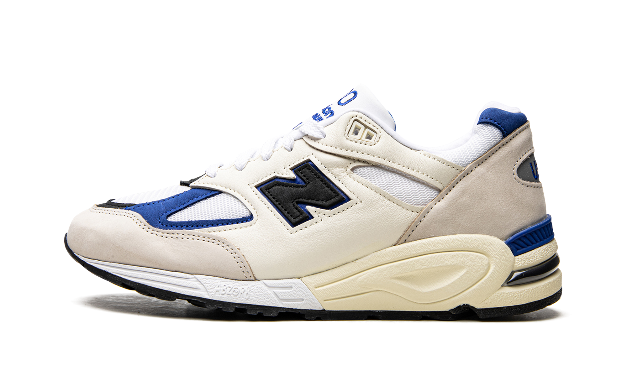 New Balance 990v2 MiUSA White Blue