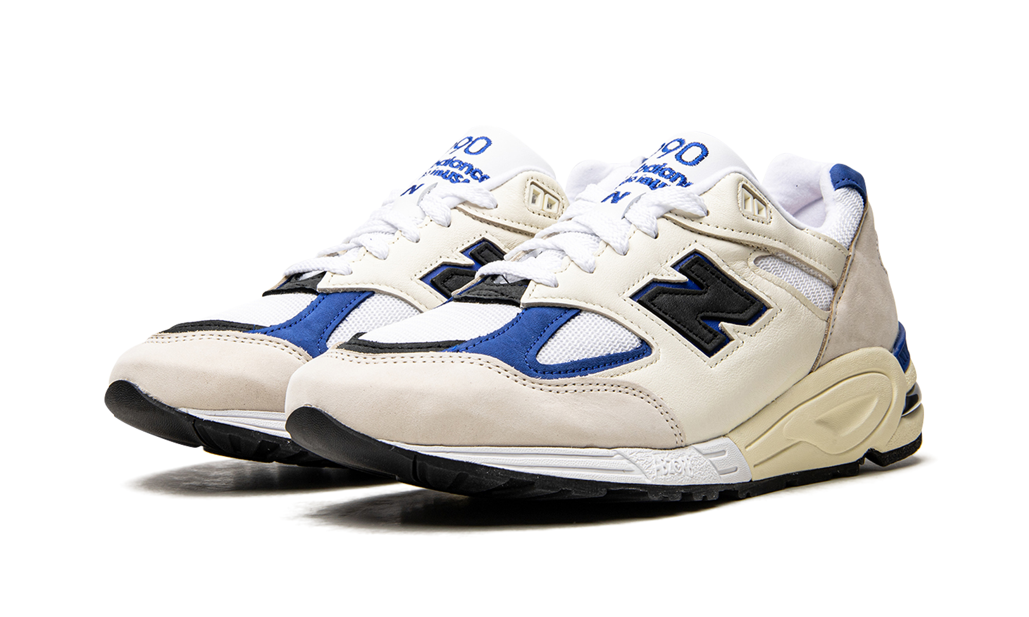 New Balance 990v2 MiUSA White Blue