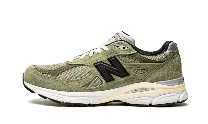 New Balance 990v3 MiUSA JJJJound Olive, Olive Green/Grey/White (M990JD3)