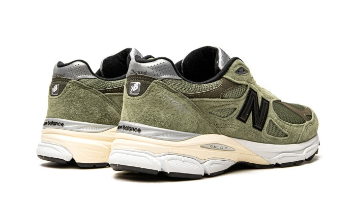 New Balance 990v3 MiUSA JJJJound Olive, Olive Green/Grey/White (M990JD3)