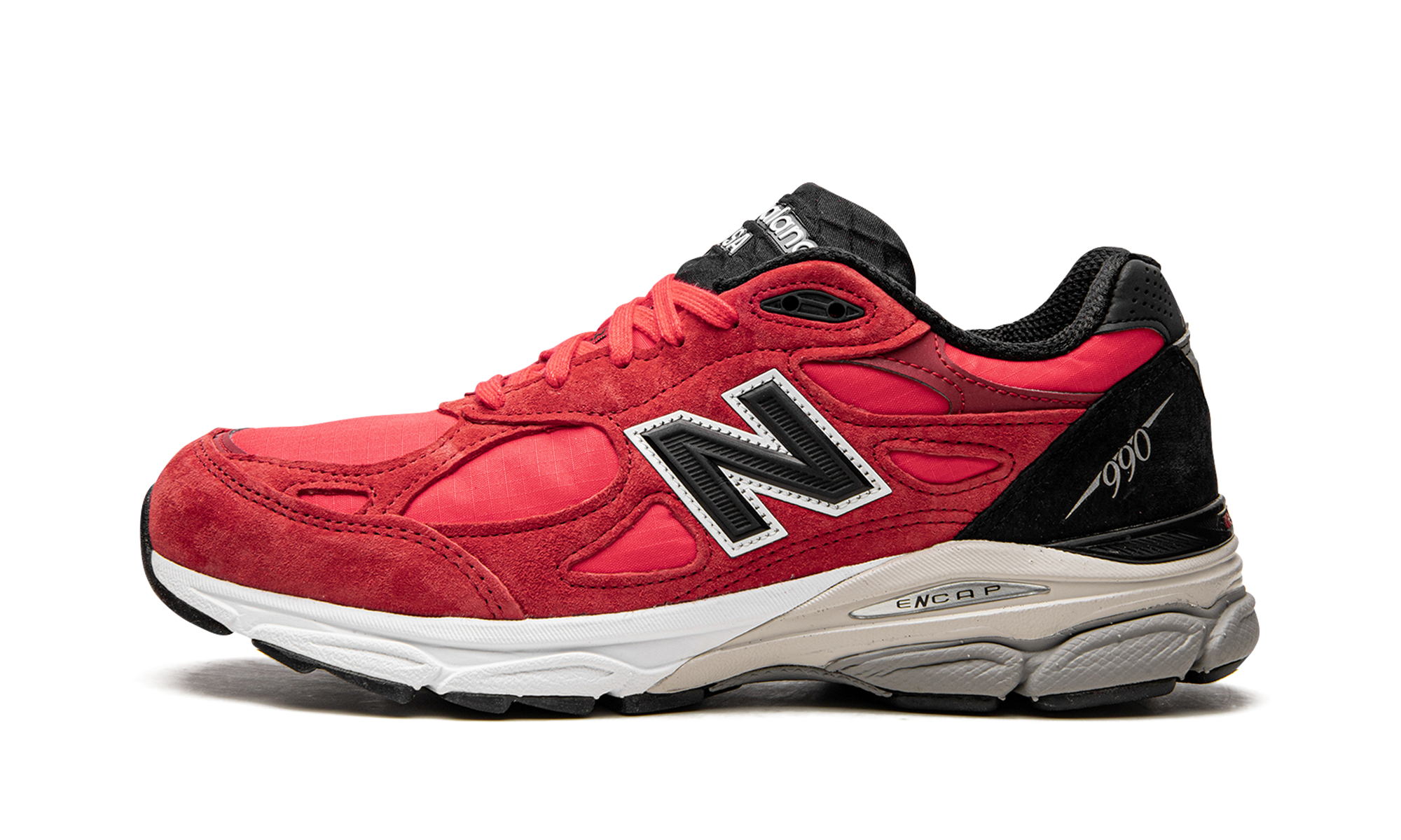 New Balance 990v3 MiUSA Red Suede