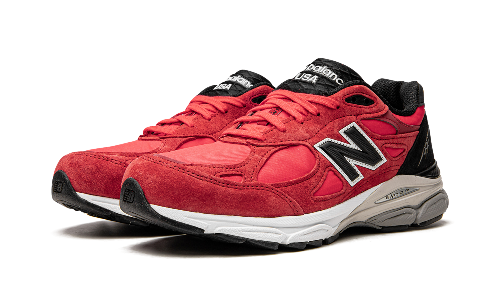 New Balance 990v3 MiUSA Red Suede