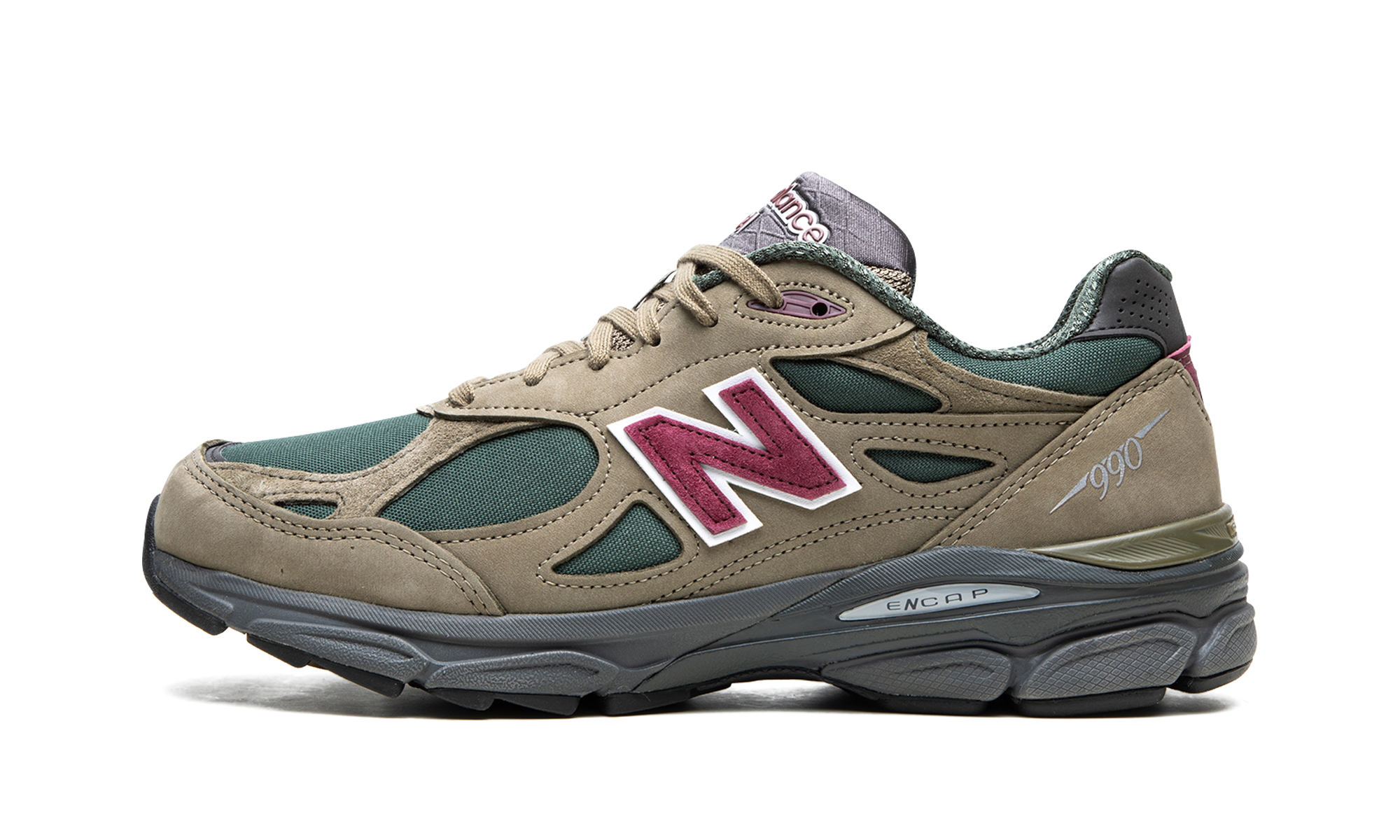 New Balance 990v3 MiUSA Teddy Santis Green Purple