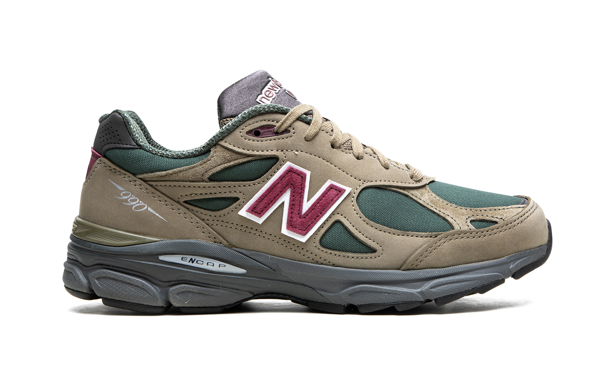 New Balance 990v3 MiUSA Teddy Santis Green Purple