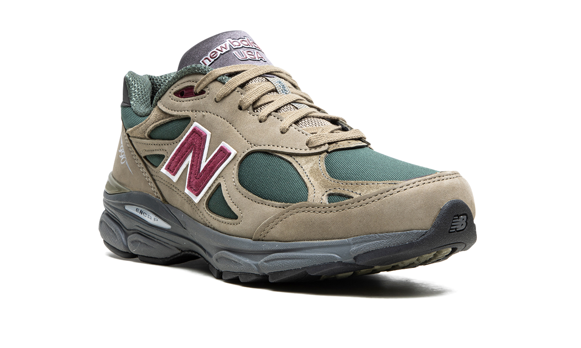 New Balance 990v3 MiUSA Teddy Santis Green Purple