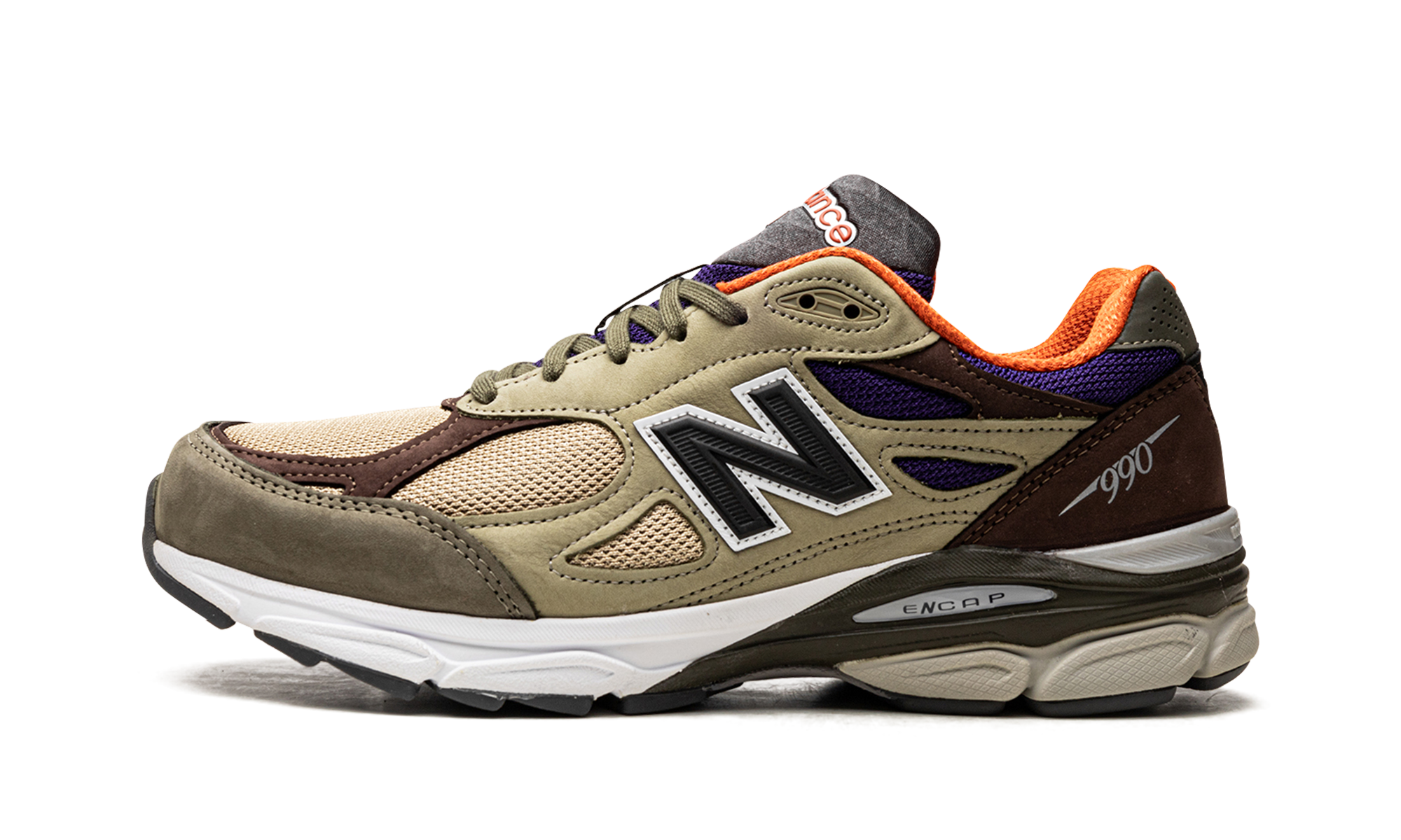New Balance 990v3 MiUSA Teddy Santis Khaki Orange