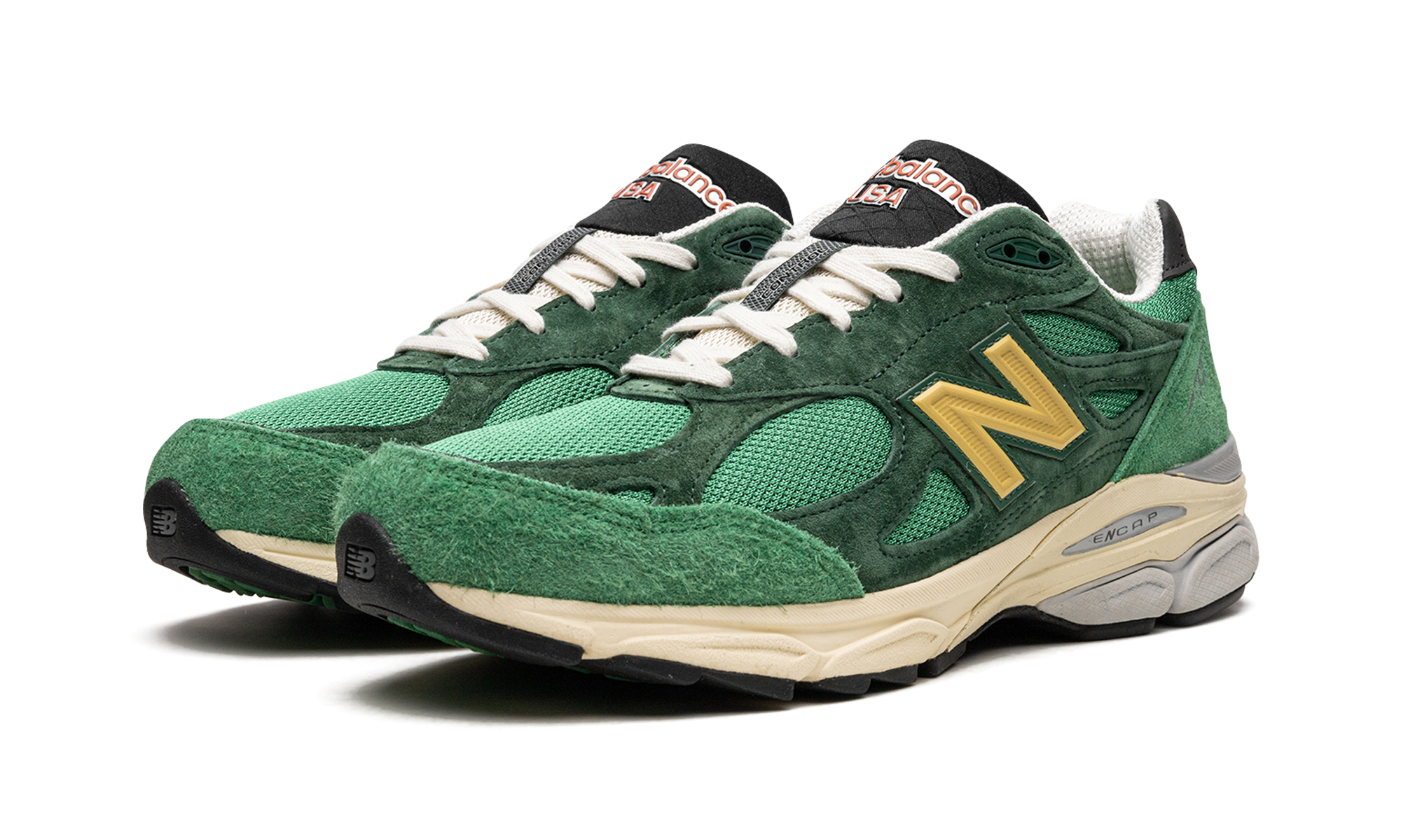 New Balance 990v3 MiUSA Varsity Green Gold