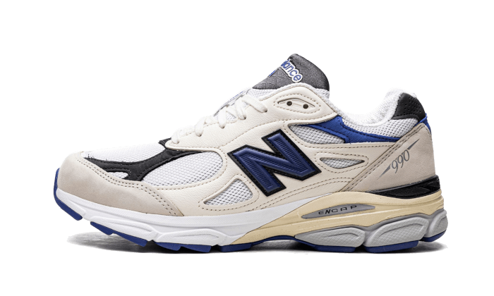 New Balance 990v3 MiUSA White Blue, White/Blue (M990WB3)