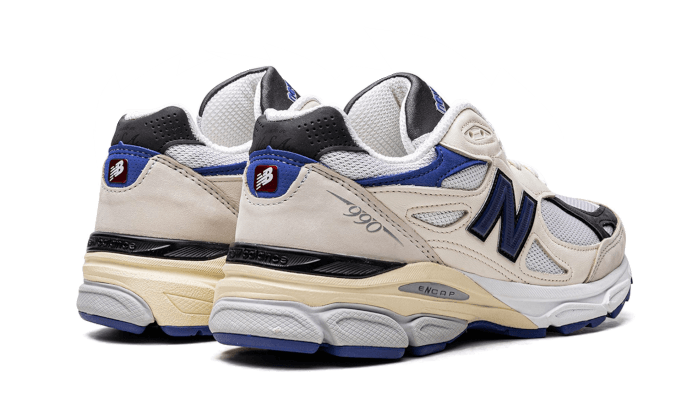 New Balance 990v3 MiUSA White Blue, White/Blue (M990WB3)