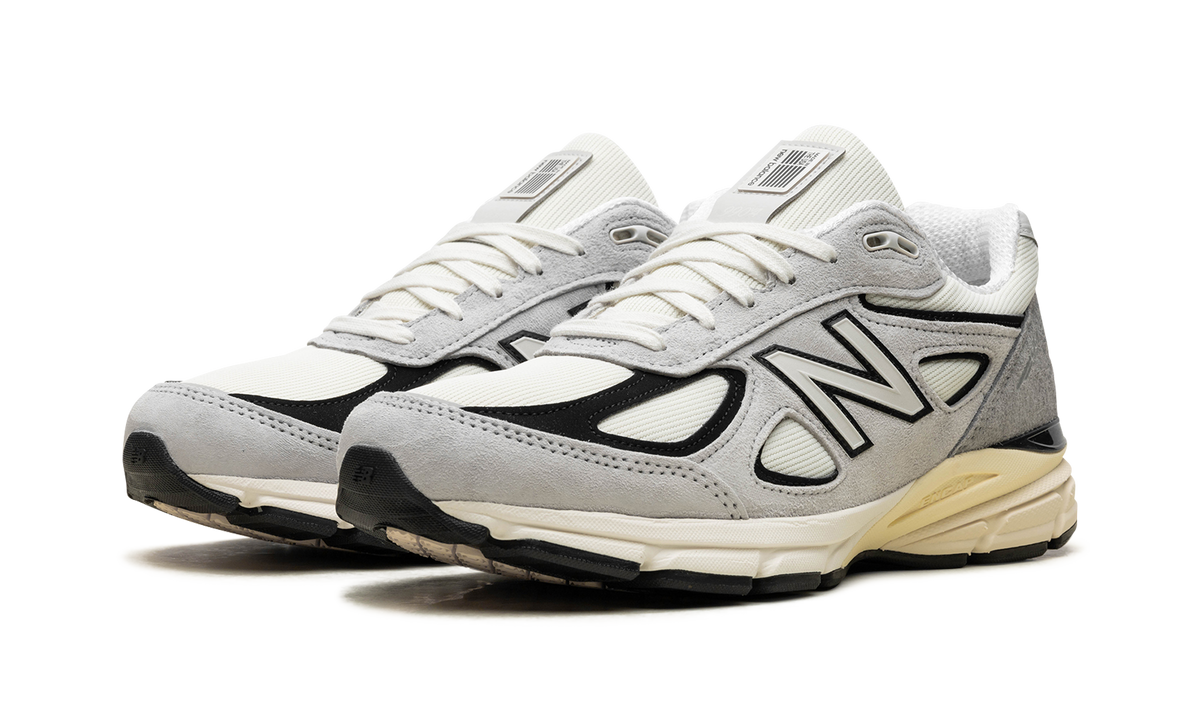 New Balance 990v4 MiUSA Teddy Santis Grey Black Cream