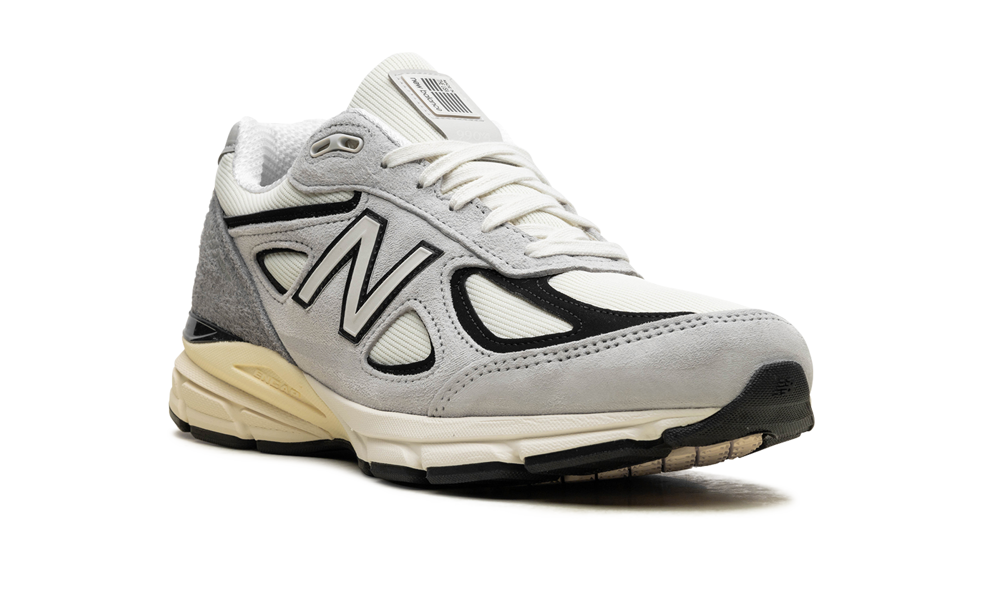 New Balance 990v4 MiUSA Teddy Santis Grey Black Cream