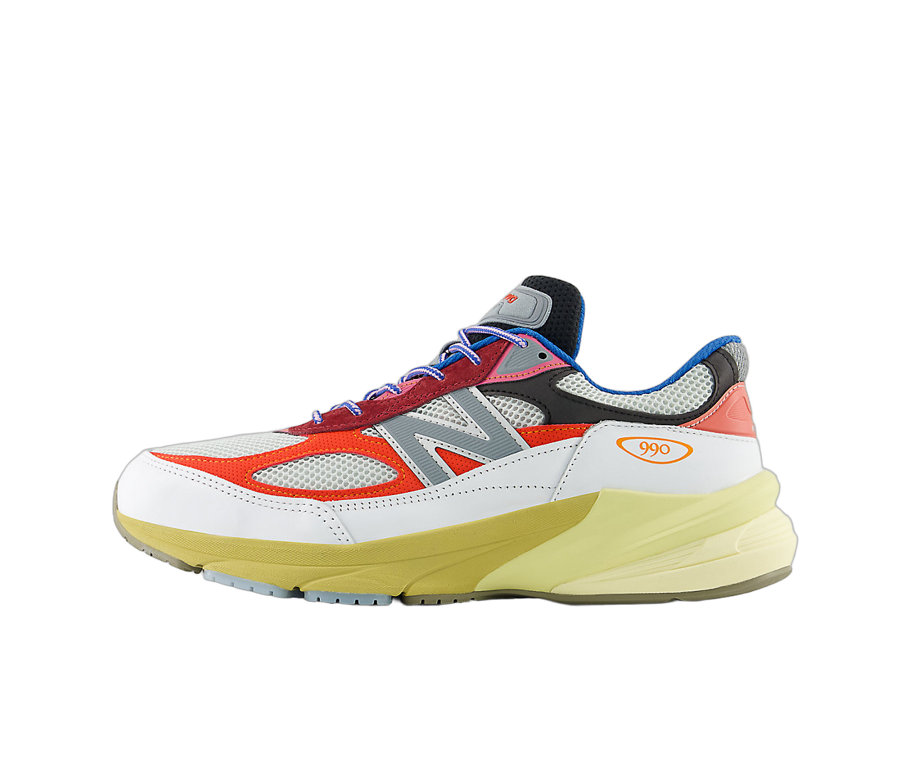 New Balance 990v6 MiUSA Action Bronson Untitled, Hi-Pink/Royal Blue (U990AC6)