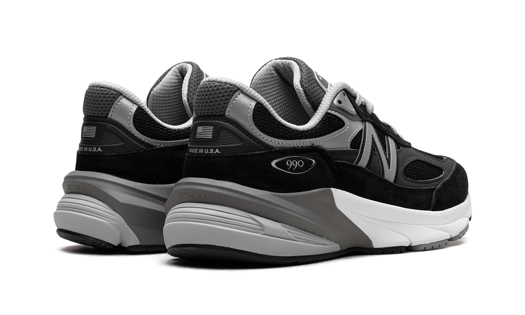 New Balance 990v6 MiUSA Black Grey White