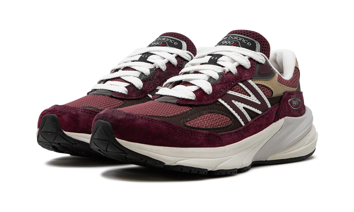 New Balance 990v6 MiUSA Teddy Santis Burgundy Tan