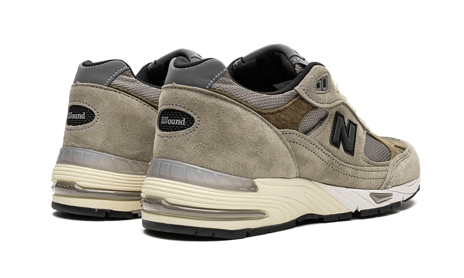 New Balance 991 MiUK JJJJound Grey Olive, Cobblestone/Covert Green/Black (W991JJA)