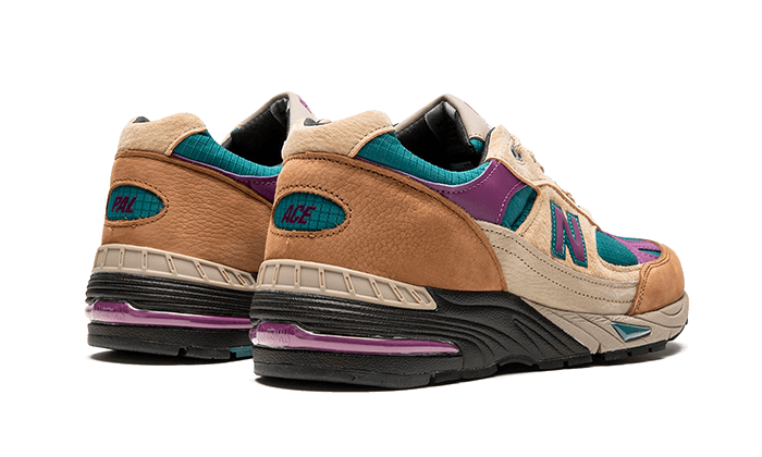 New Balance 991 MiUK Palace Teal, Taos Taupe/Black/Grape Juice (M991PAL)