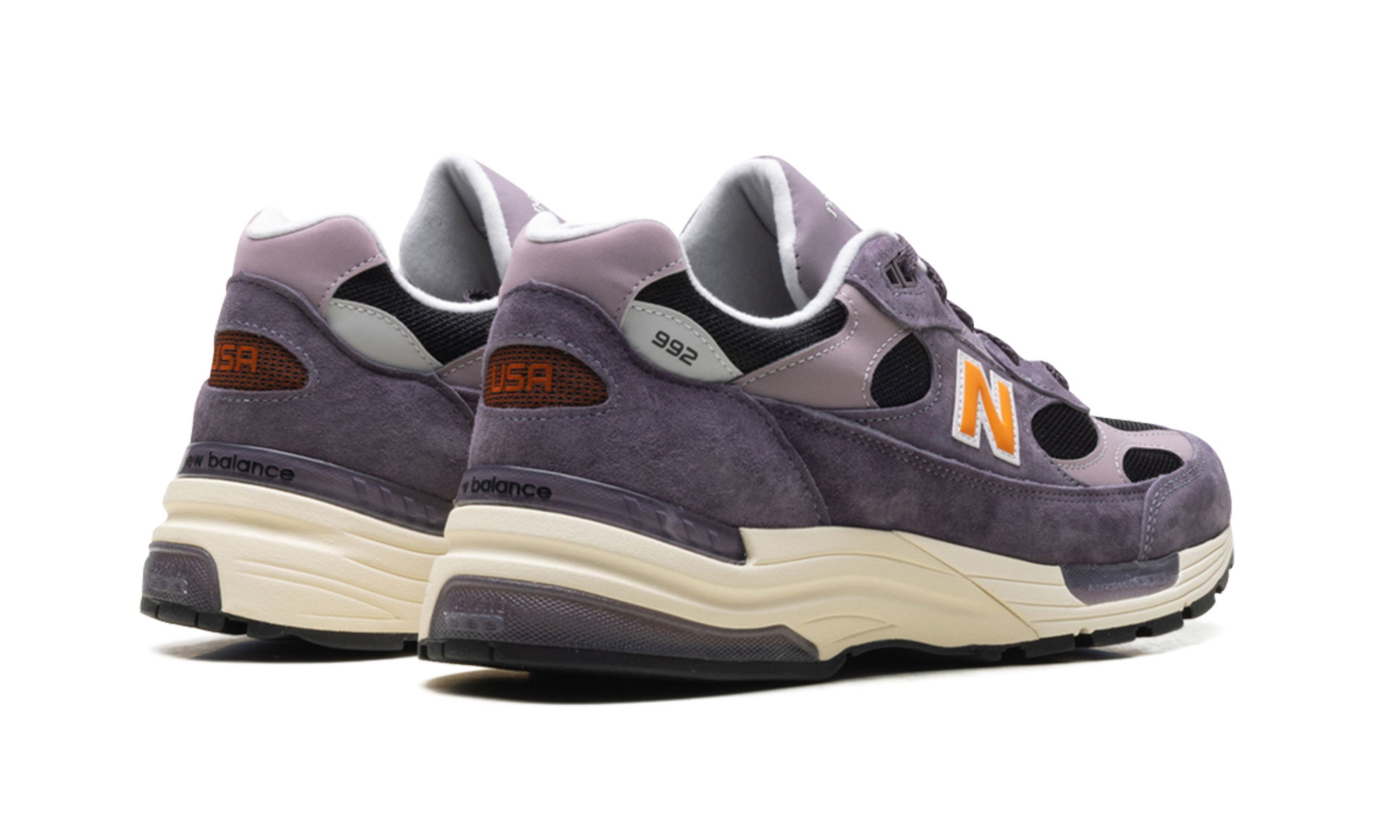 New Balance 992 MiUSA Dark Ice Wine Black