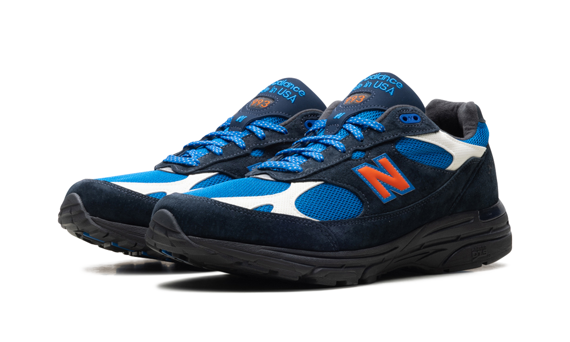 New Balance 993 MiUSA Kith Madison Square Garden Navy