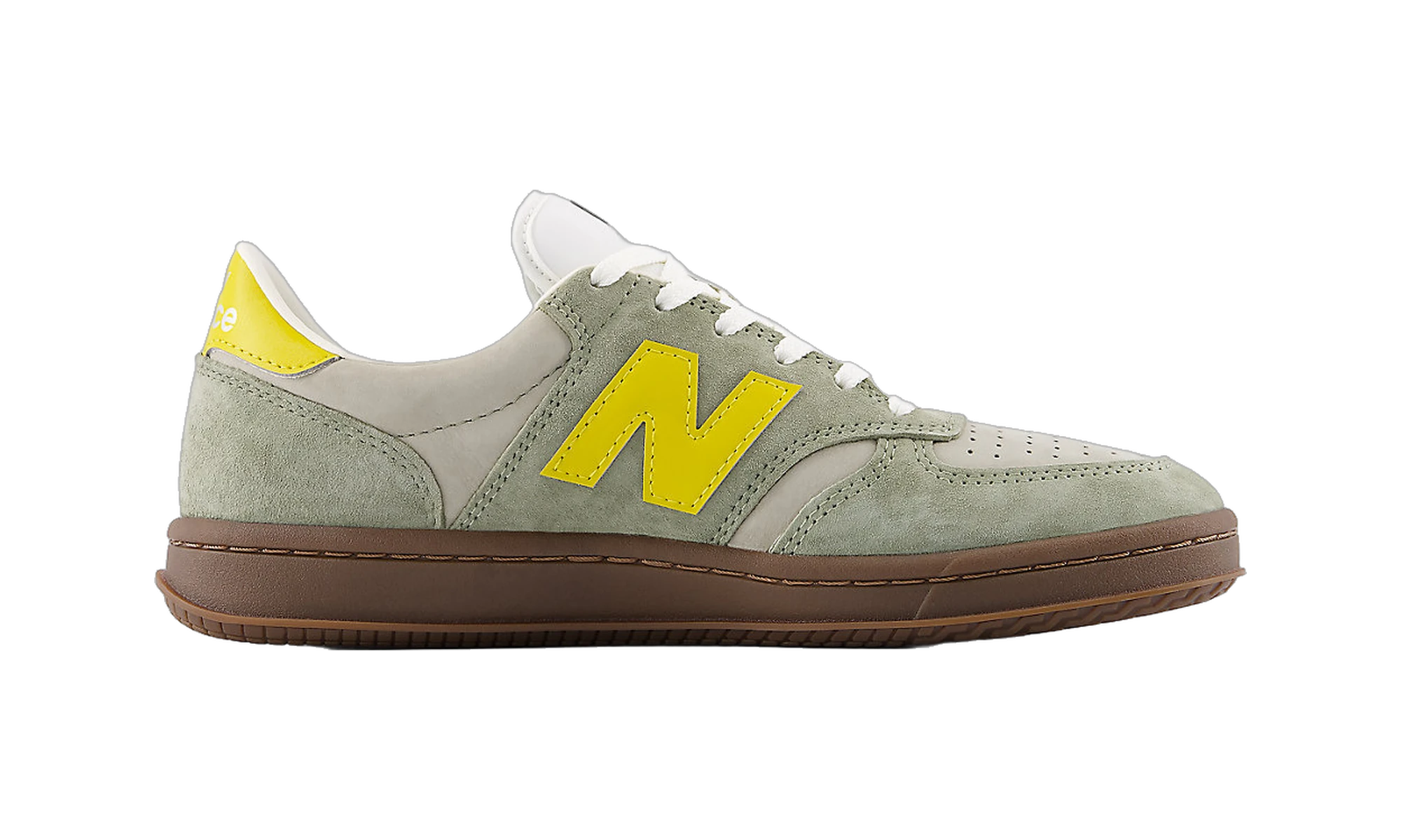 New Balance T500 Dark Olivine Apollo Gold