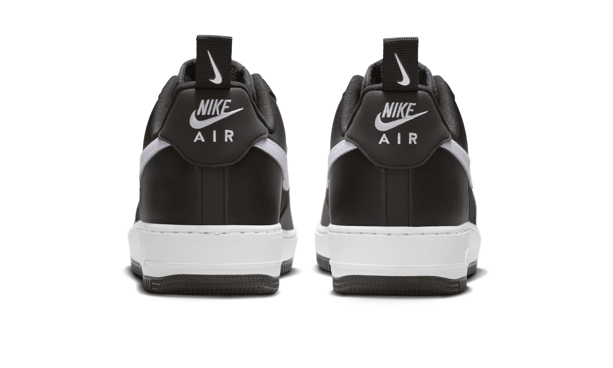 Nike Air Force 1 07 Lv8 Carbon Fiber Swoosh Black White